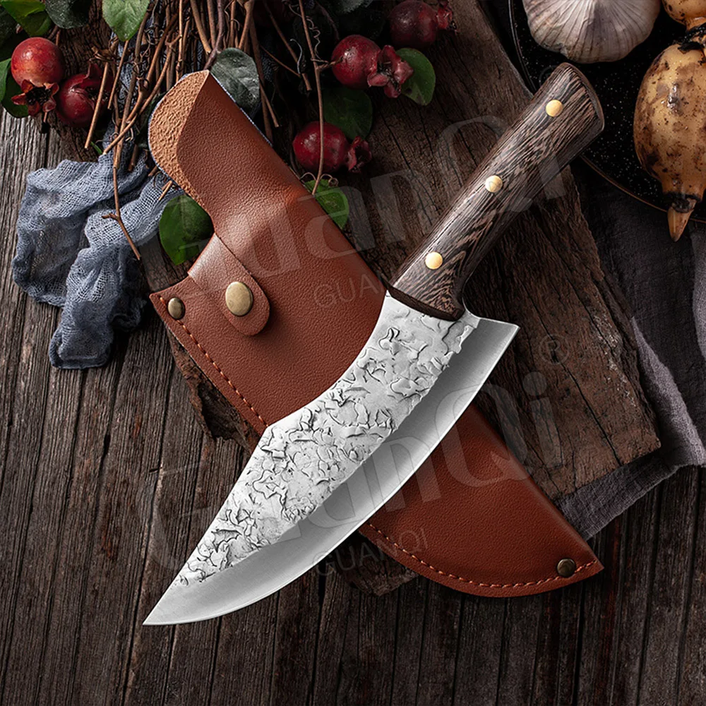 Нож для обвалки, Рыболовный Охотничий нож сербского шеф-повара, нож для нарезки мяса, рыбы, овощей, ножницы для резки3