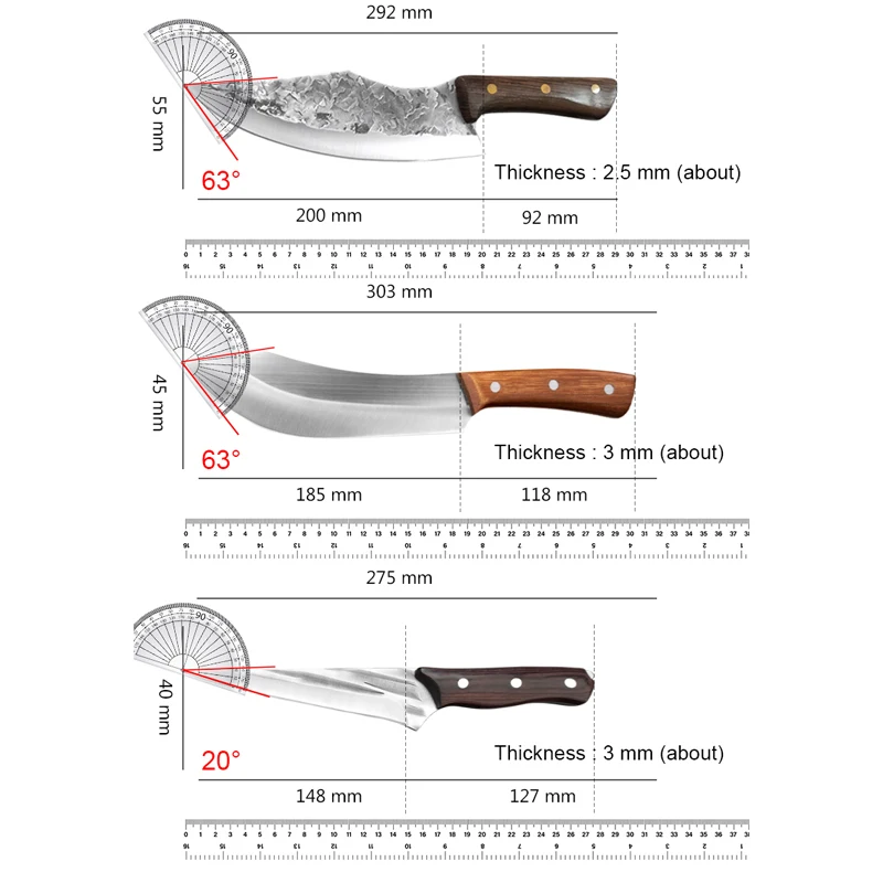 Нож для обвалки, Рыболовный Охотничий нож сербского шеф-повара, нож для нарезки мяса, рыбы, овощей, ножницы для резки5