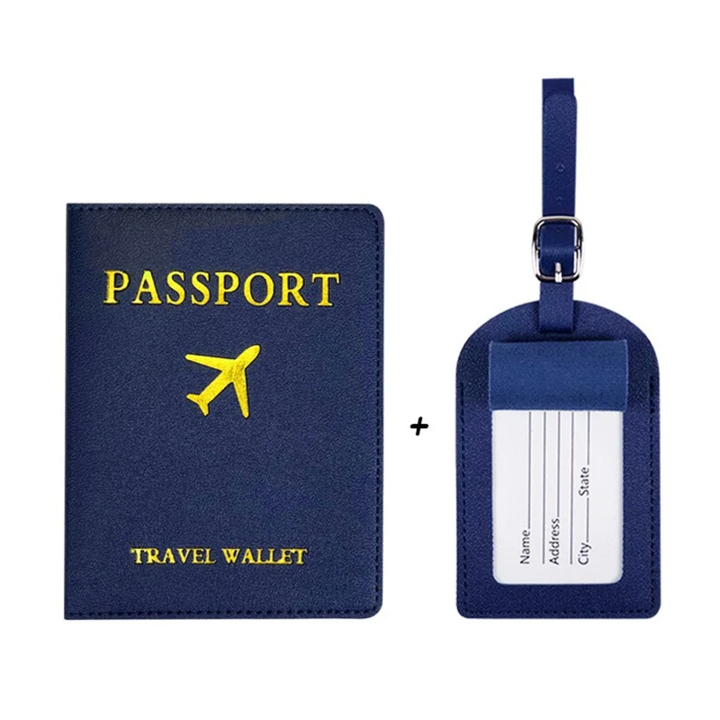 Обложка для паспорта из искусственной кожи, дорожное удостоверение личности, Кредитная карта, держатель для паспорта, пакет, кошелек, Сумки, Бирки для именных карточек в женском багаже1