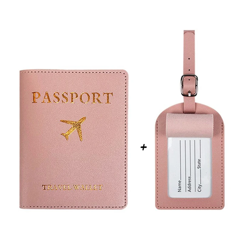 Обложка для паспорта из искусственной кожи, дорожное удостоверение личности, Кредитная карта, держатель для паспорта, пакет, кошелек, Сумки, Бирки для именных карточек в женском багаже3