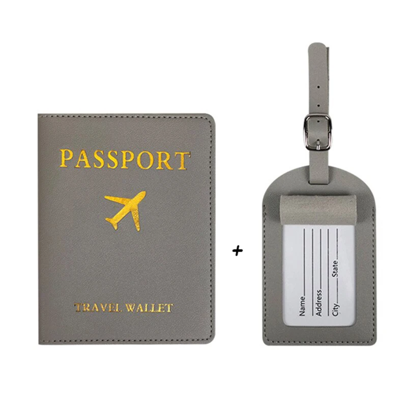 Обложка для паспорта из искусственной кожи, дорожное удостоверение личности, Кредитная карта, держатель для паспорта, пакет, кошелек, Сумки, Бирки для именных карточек в женском багаже4