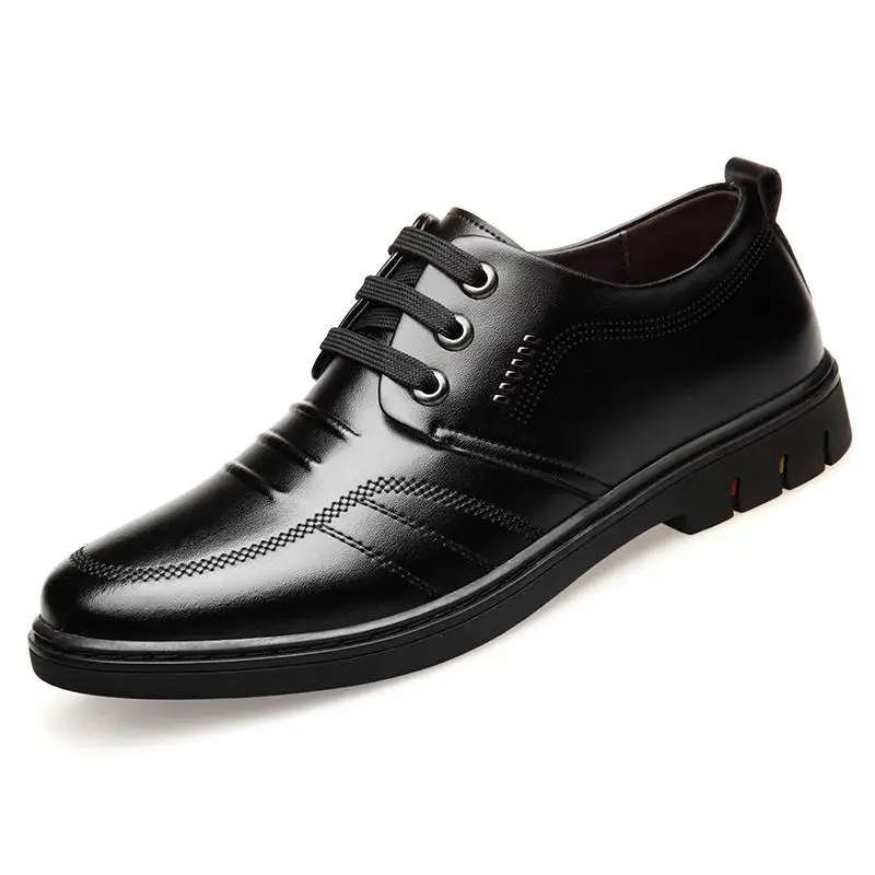 Осенняя мужская обувь с ощущением внутренней стороны Белые туфли Мужские британские мужские повседневные кроссовки на платформе Tide Shoes0