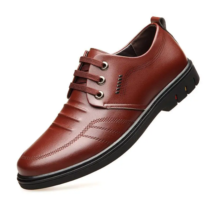 Осенняя мужская обувь с ощущением внутренней стороны Белые туфли Мужские британские мужские повседневные кроссовки на платформе Tide Shoes1