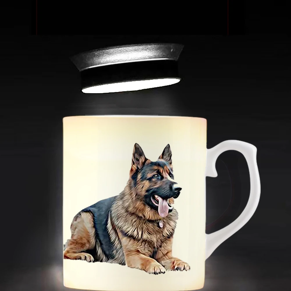 Персонализированная кружка с вашей фотографией, изготовленная на заказ чашка для собак и кошек, Белые керамические кофейные чашки, текстовое название на кружках, неожиданный подарок5