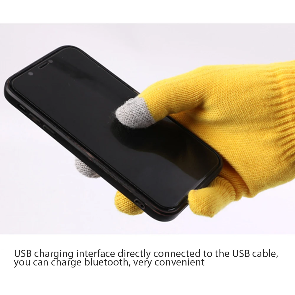 Перчатки с Bluetooth, позволяющие отвечать на телефонные звонки, перчатки с аудиогарнитурой, двухдиапазонная музыка, теплые перчатки с сенсорным экраном, теплые вязаные1