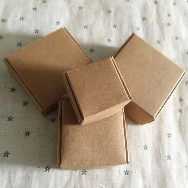 Подарочная коробка из черного картона 13 размеров, белая упаковочная бумага, картонная коробка, крафт-бумага, упаковка для мыла ручной работы, складная коробка для рукоделия4