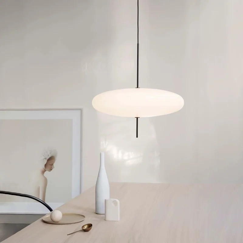 Подвесной светильник Nordic Denmark Astep, Современный Черно-белый Акриловый Светодиодный Подвесной светильник, ресторан, Кухня, Мебель для гостиной2