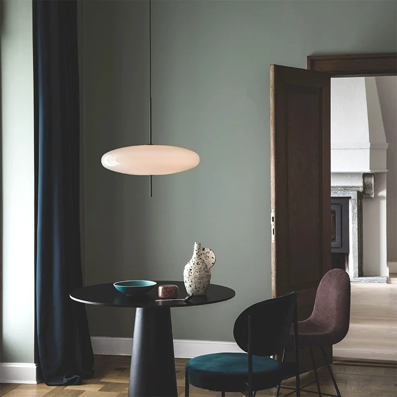 Подвесной светильник Nordic Denmark Astep, Современный Черно-белый Акриловый Светодиодный Подвесной светильник, ресторан, Кухня, Мебель для гостиной4