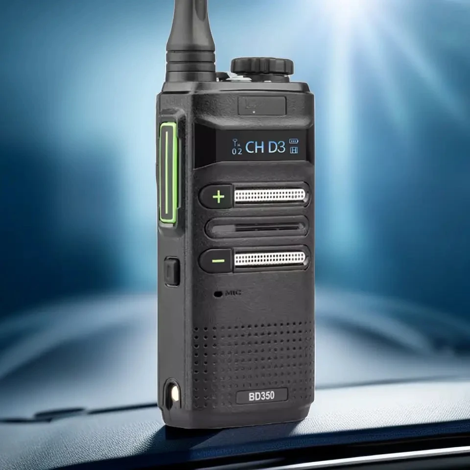 Портативная рация BD350 прямая продажа с завода OLED-дисплей DMR сильный сигнал громкая реклама четкий голосовой домофон1