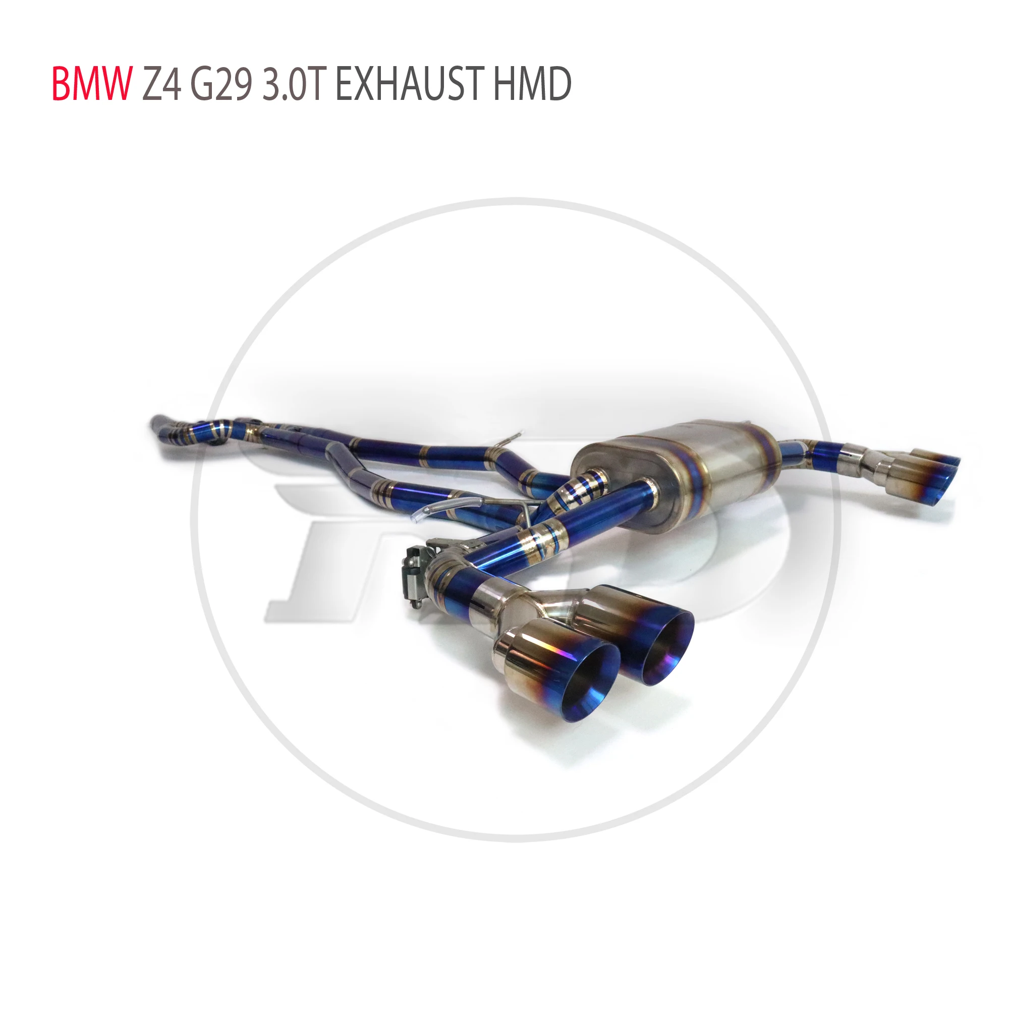Производительность Выхлопной Системы Из Титанового Сплава HMD Catback Для BMW Z4 M40i G29 B58 Двигатель 3.0T Клапанный Глушитель2