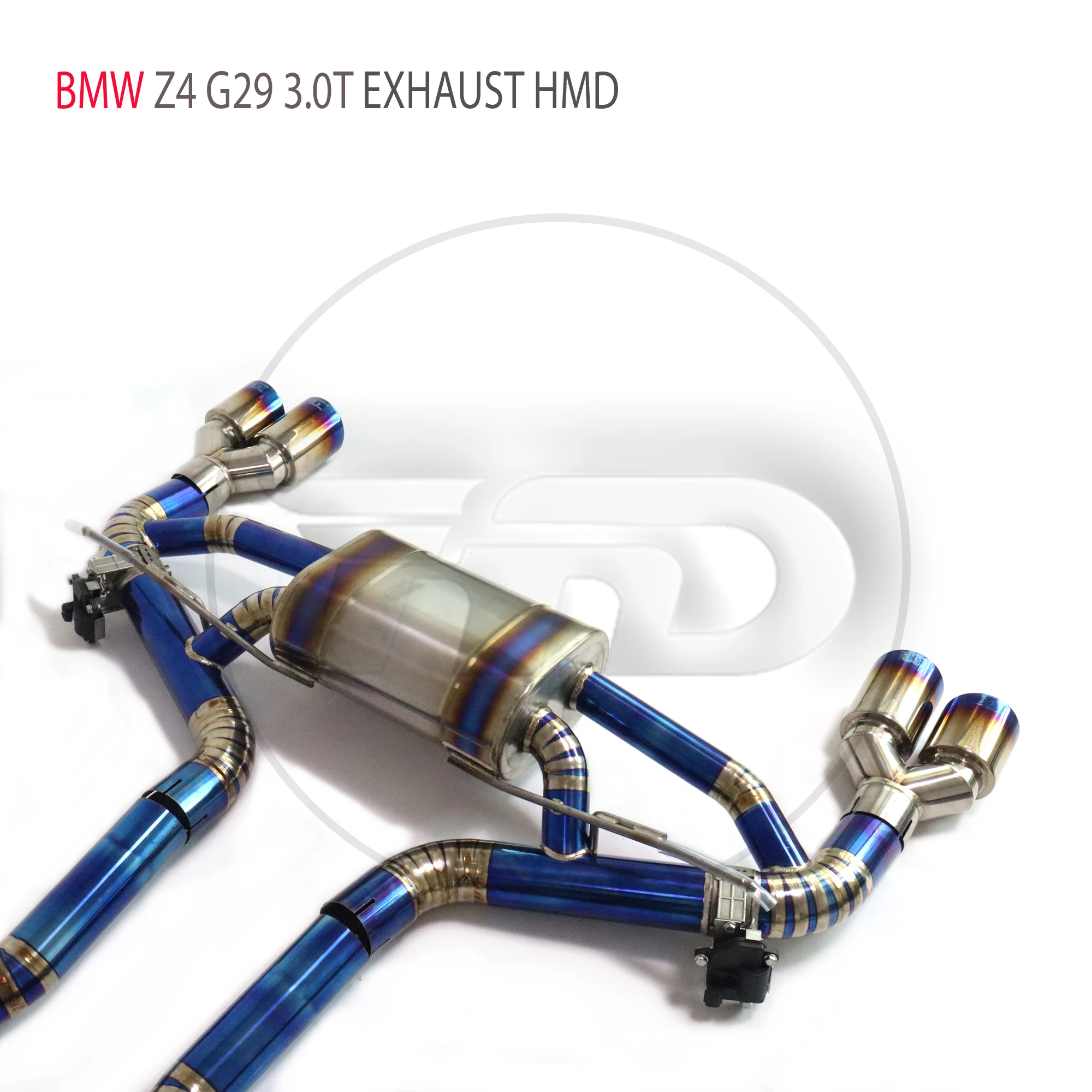 Производительность Выхлопной Системы Из Титанового Сплава HMD Catback Для BMW Z4 M40i G29 B58 Двигатель 3.0T Клапанный Глушитель3