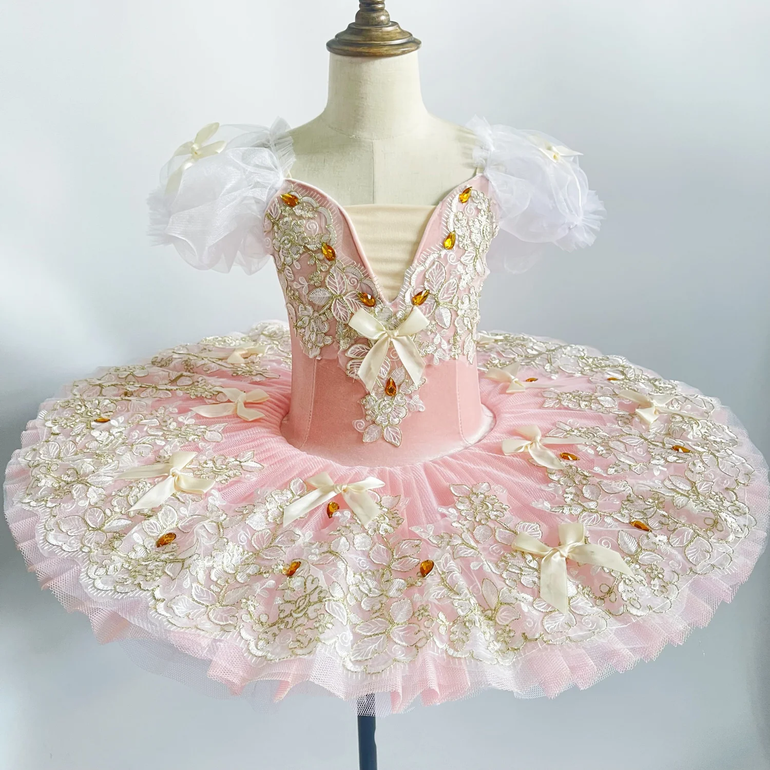 Профессиональная балетная пачка для детей и взрослых Платье принцессы-балерины для девочек-подростков танцевальный костюм 