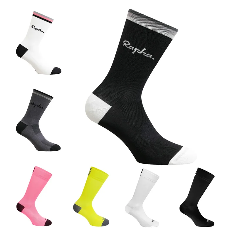 Профессиональные велосипедные Bmambas Высококачественные брендовые спортивные носки Дышащие Дорожные носки Спортивные носки для велоспорта на открытом воздухе 18 цветов1