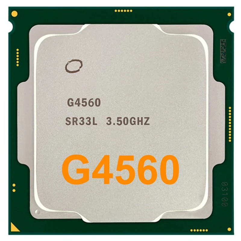 Процессор G4560 CPU Процессор 3 МБ 3,50 ГГц LGA1151 Двухъядерный Процессор настольного ПК Для Майнинга B250 B250C Материнская плата для Pentium1
