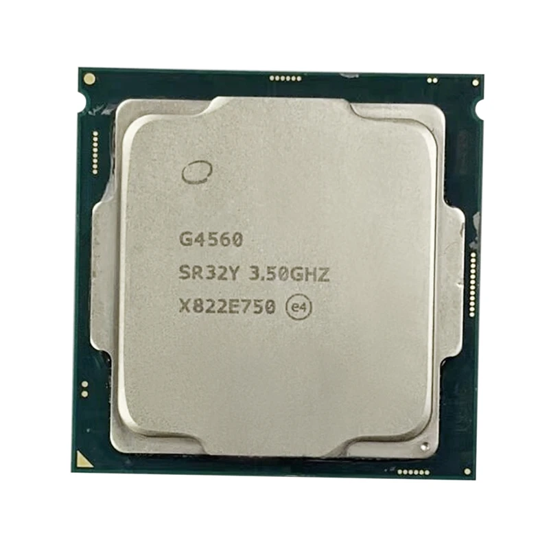 Процессор G4560 CPU Процессор 3 МБ 3,50 ГГц LGA1151 Двухъядерный Процессор настольного ПК Для Майнинга B250 B250C Материнская плата для Pentium5
