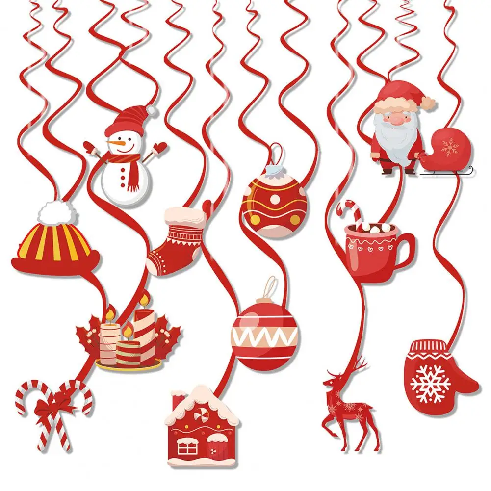 Рождественский кулон в форме конфеты, изысканное мастерство, эффектный прочный рождественский кулон в виде спирали из конфет для веселых0