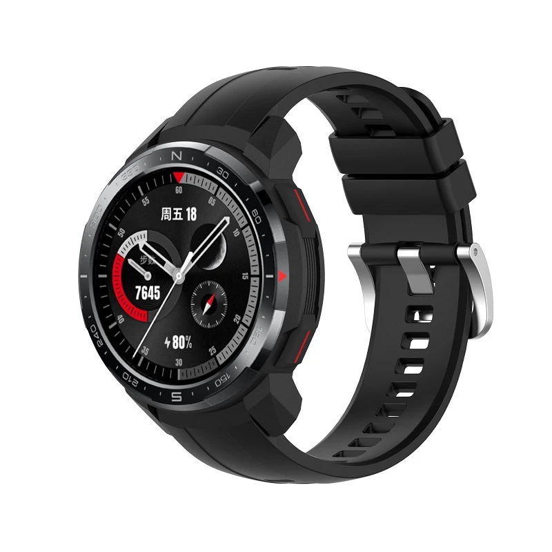 Силиконовый ремешок для часов Honor Watch GS Pro, сменный мягкий браслет для часов Huawei Honor GS Pro1