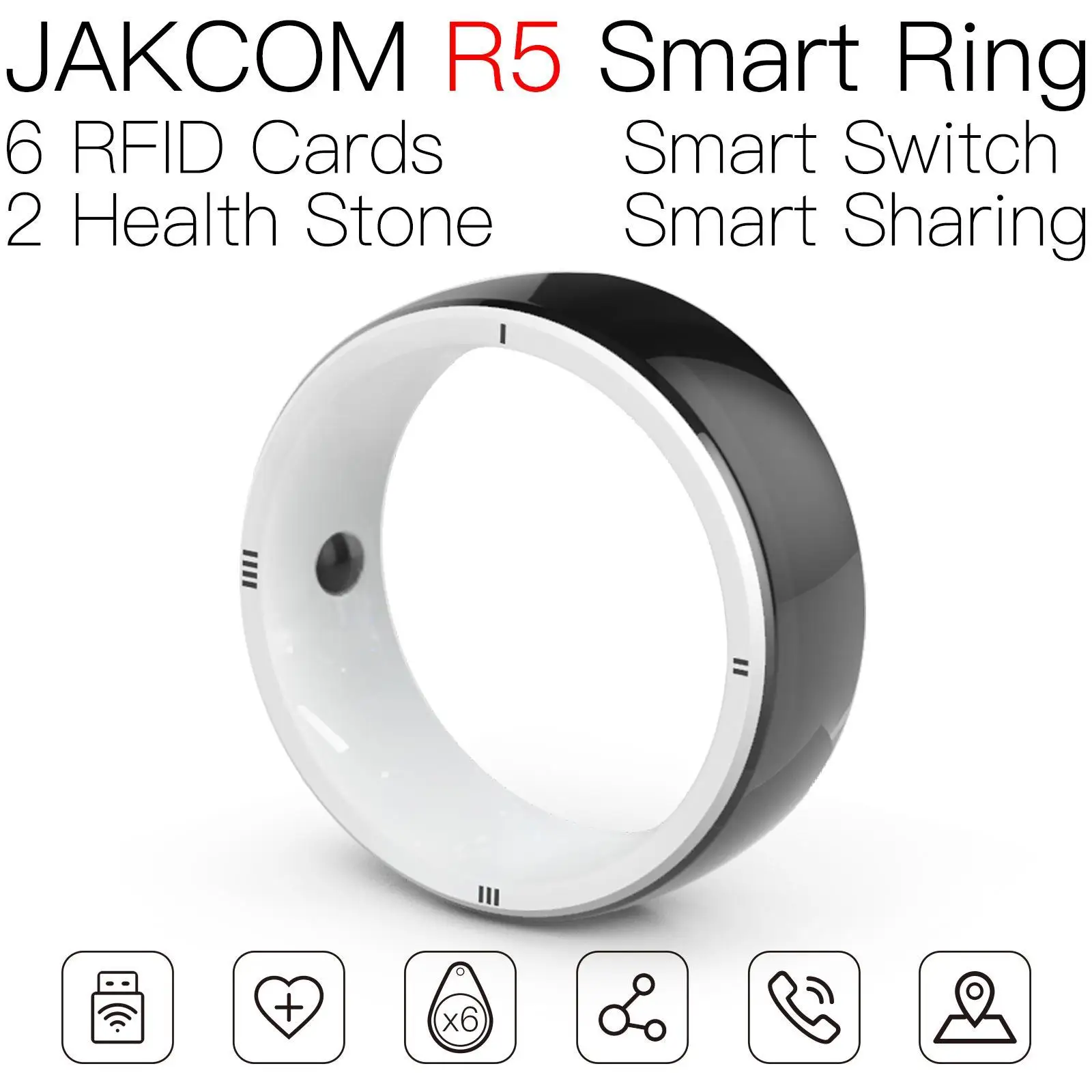 Смарт-кольцо JAKCOM R5 имеет большую ценность, чем бумажные rfid-метки air for a pet карта мобильного адаптера nfc с возможностью перезаписи голубиная трость0
