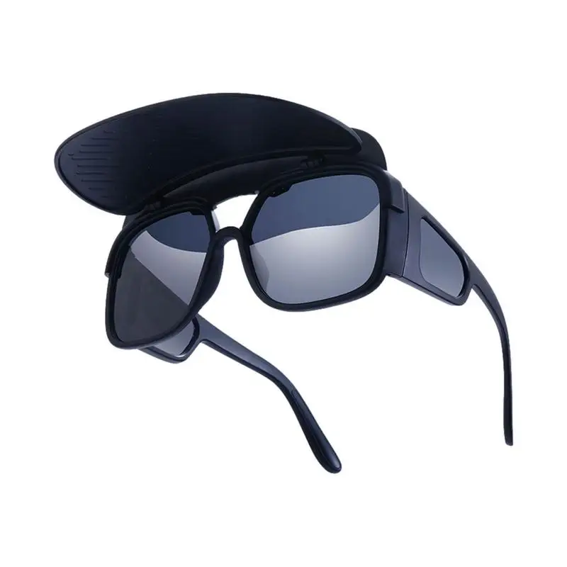 Солнцезащитные очки Велосипедные солнцезащитные очки для защиты от солнца Забавные Водонепроницаемые Велосипедные очки Съемный солнцезащитный козырек для рыбалки пеших прогулок0