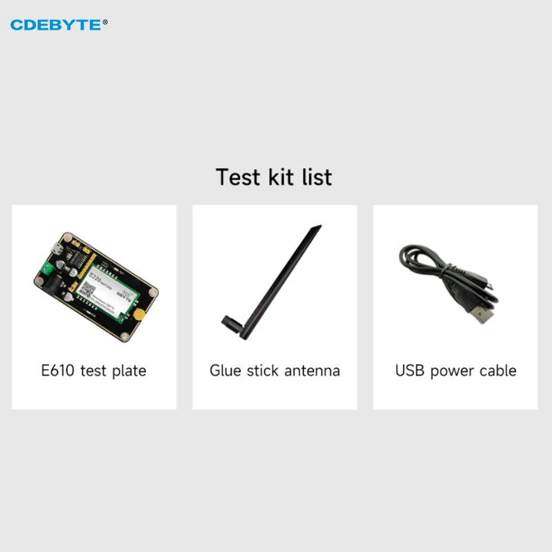 Тестовая плата Беспроводного модуля CDEBYTE E610-433TBH-01 Предварительно Припаянный Модуль E610-433T30S USB-интерфейс3