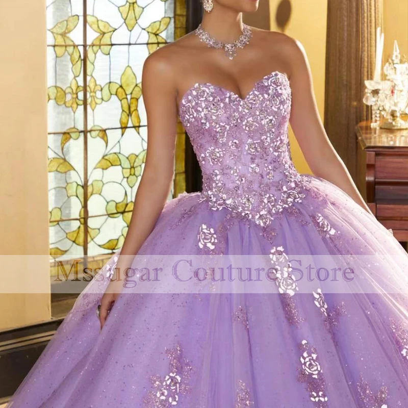 Удивительные пышные платья принцессы без бретелек с аппликациями, платье знаменитостей Sweet 16 Vestidos De 15 Anos 20211