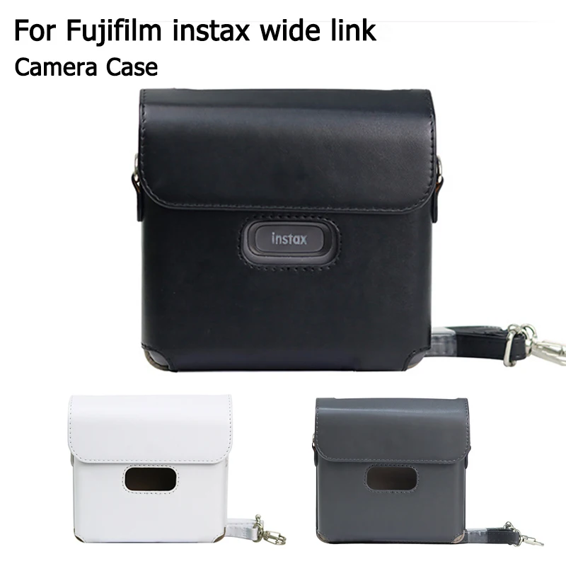 Хрустальный чехол для Fujifilm Instax Link широкоформатный чехол для фотокамеры для принтера Чехол из искусственной кожи с плечевым ремнем винтажная сумка для фотокамеры0