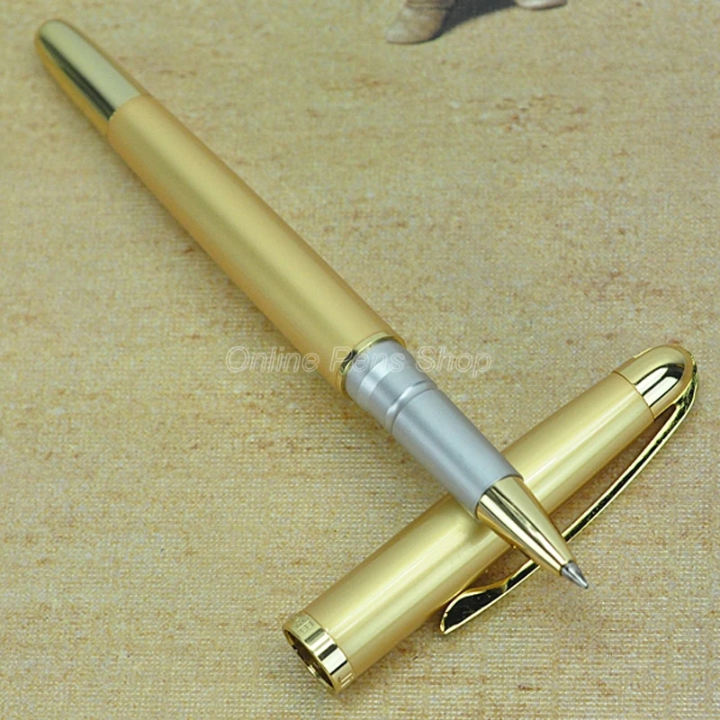 Шариковая ручка Jinhao Premium Golden Metal Roller JR1860