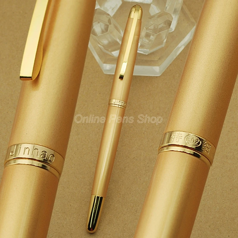 Шариковая ручка Jinhao Premium Golden Metal Roller JR1862