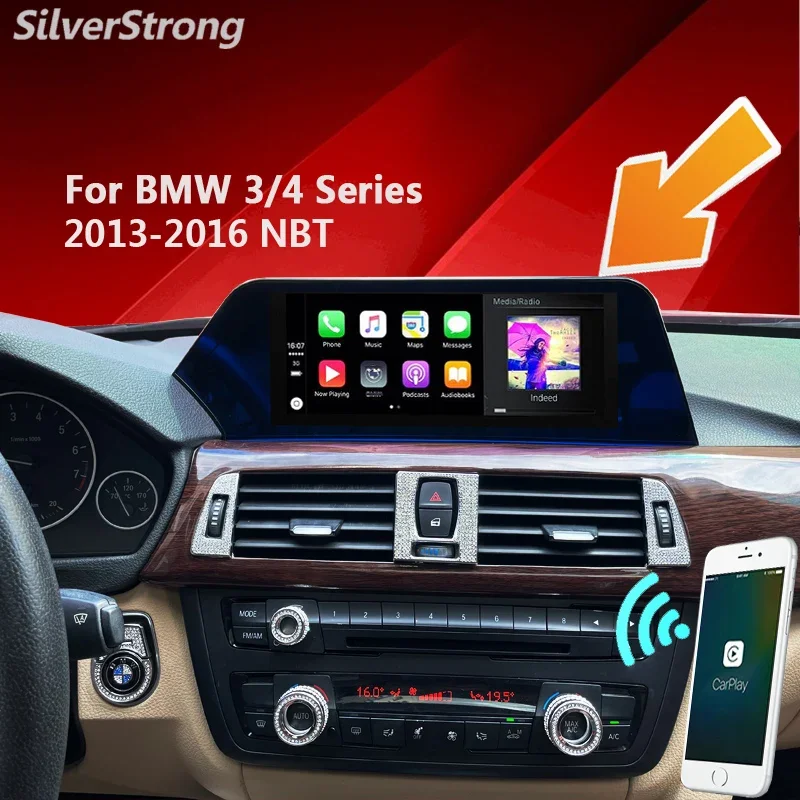 Экран лезвия Android Мультимедийное автомобильное радио для BMW F30 3 серии 320 325 330 F31/F32/F36 CarPlay Android Auto 4G RHD головное устройство2