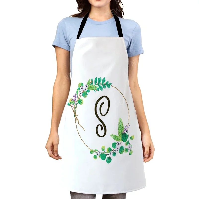 Эстетичный женский кухонный фартук, оригинальный детский непромокаемый фартук для официанта, изготовленный на заказ, для девочки, маслостойкий5