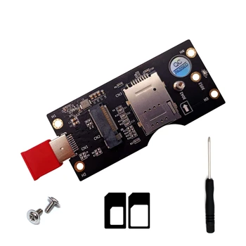 1 комплект Модуля NGFF К SIM-карте С USB 3.0 Модуль 3G/4G/5G К USB 3.0 Со Слотом для SIM-карты Портативный Адаптер Для платы PCB Модуль NGFF