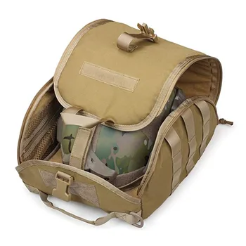 2023 Сумка для тактического шлема, Многоцелевая сумка для хранения Molle, военная сумка для спортивной охоты, боевых шлемов для стрельбы
