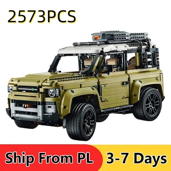 2573 шт. Строительные блоки Land Rover Defender, совместимые кирпичи, 42110 пазлов, игрушки для внедорожников, подарки на день рождения для детей