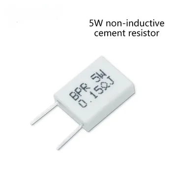 5 Вт Неиндуктивный цементный резистор 0,01 0,02 0,05 0,1 0,2 0,22 0,33 0,5 Ом 10 шт.
