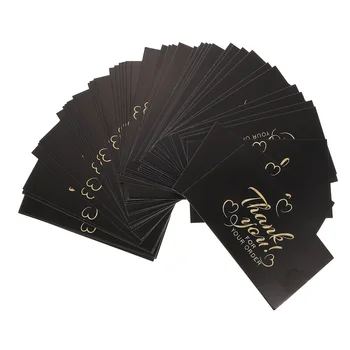 50 шт. декоративных благодарственных открыток для покупателей, благодарственных открыток