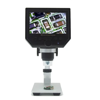 600-кратный цифровой микроскоп с 4,3-дюймовым HD-дисплеем, инструмент для пайки, электронные видеомикроскопы, ремонт телефонов bga, USB-подставка, камера-лупа
