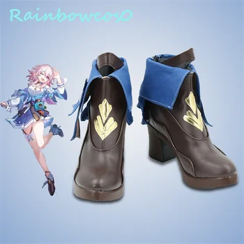 Honkai Star Rail 7 марта Обувь для косплея Boots Game Anime Party Хэллоуин Рождество RainbowCos0 W3114
