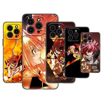 Аниме Fairy Tail Чехол Для Телефона Apple iPhone 13 12 Mini 11 Pro XS Max X XR 8 7 6S 6 Plus SE 2020 5S 5 Мягкий Черный Чехол из ТПУ