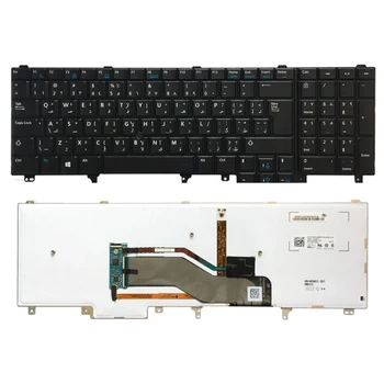 Арабская/Бельгийская Новая Клавиатура для Ноутбука Dell Latitude E6520 Teclado E6530 E6540 E5520 E5520M E5530 Клавиатура-Указатель с подсветкой