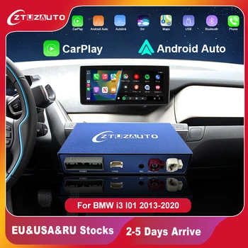 Беспроводной CarPlay для BMW i3 I01 Система NBT/ EVO 2013-2020, с функцией Android Auto Mirror Link AirPlay Car Play