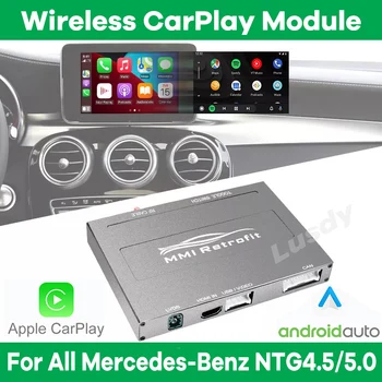 Беспроводной модуль Apple Carplay для Mercedes Benz A B C E CLS GLE GLA GLC GLK ML S Class NTG4.5 NTG5.0 Android Auto Интерфейс
