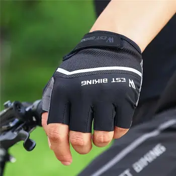 Велосипедное снаряжение MTB Дышащие перчатки без пальцев для занятий спортом на открытом воздухе, велосипедные перчатки, спортивные перчатки, велосипедные перчатки