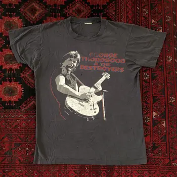 Винтажная Рубашка 1985 года George Thorogood & The Destoryers Maverick Tour с длинными рукавами