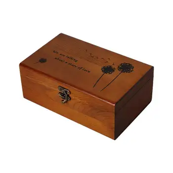 Деревянный Органайзер для швейных коробок Деревянный ящик для хранения ниток С держателем для швейных игл и аксессуарами для поделок своими руками