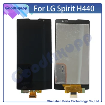Для LG Spirit H440 H440n H442 H420 H422 Замена Датчика ЖК-дисплея Дигитайзера с Сенсорным Экраном в сборе