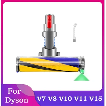Замена вакуумной головки на моторную головку серии Dyson V7, V8, V10, V11, V15 С мягкой роликовой насадкой для чистки пола
