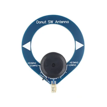 Коротковолновая Антенна SW Mini Loop Antenna 4 МГц-24 МГц Малая Петлевая Антенна для Приемника HFDY Malahiteam DSP1 DSP2