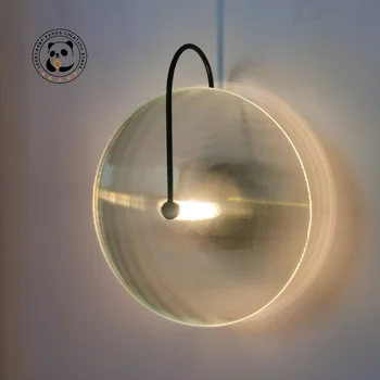 Креативный Скандинавский дизайнерский Светодиодный настенный светильник из хрусталя, Роскошное освещение крыльца, прохода, прикроватной тумбочки для спальни, декоративных бра