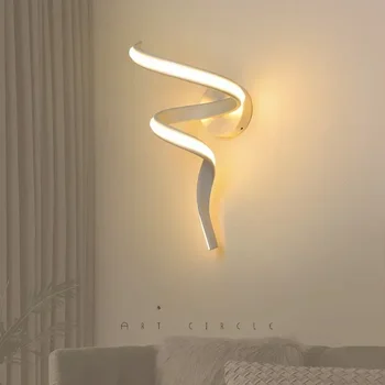 Креативный настенный светильник 2023 года, Новый простой современный светильник для прохода, прикроватная лампа для спальни и гостиной