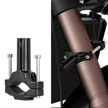 Кронштейн для крепления фары мотоцикла Зажим для бампера мотоцикла Регулируемый 2-5,5 см Кронштейн прожектора Модифицированная фара мотоцикла